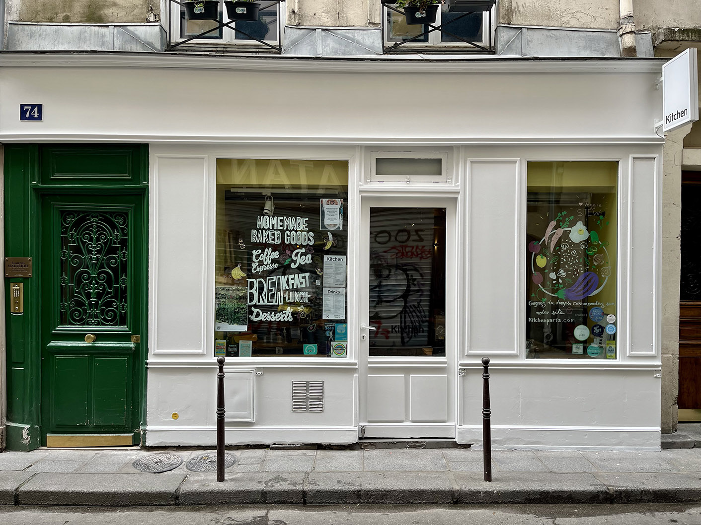 Transformation of the exterior facade of Kitchen